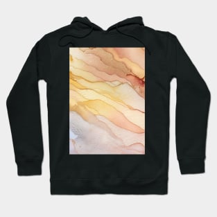 Abstract art in yellow and orange Hoodie